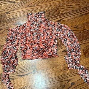 Free People floral blouse